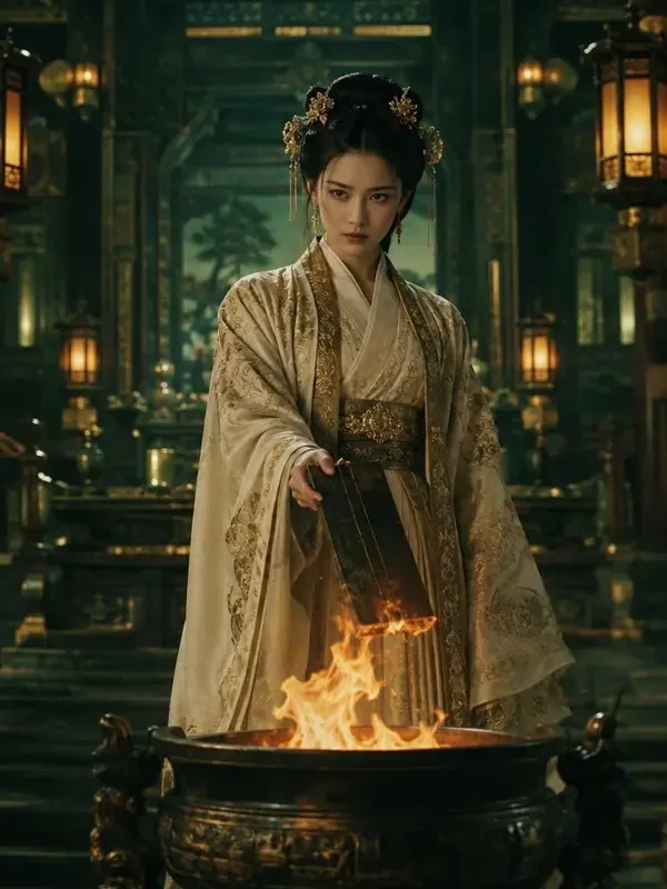 短剧《我成全嫡孙抗旨退婚，他却慌了》封面，古装宅斗